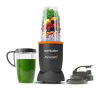nutribullet Blender 900 Series in Collaboration with McLaren Formula 1 Team - Grey with Papaya Trim - 9 Piece Kit - 24,000RPM Extractor Blends Frozen Fruit, Nut & Ice for Delicious Smoothies & Juices