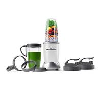 NutriBullet NB9-1301W Pro 900 Watt Personal Blender 13 Piece NB9-1301W-White, Stainless Steel Plastic, White