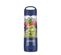 nutribullet Portable Blender in Navy - Powerful Extractor Blade, 475ml Cup, To-Go Lid, USB-C Charging Cable & User Guide - Delivers 15+ Blending Cycl