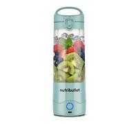 nutribullet Portable Blender - Light Blue, 475ml Cup, Powerful Extractor Blade, To-Go Lid, USB-C Charging Cable, 15+ Blending Cycles