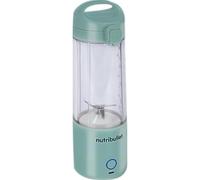 nutribullet Portable Blender, Portable Blender, 475ml BPA Free, Mini Blender, Multifunction Blender, USB-C Charger, Over 15 Blending Cycles, Light Blue, NBP003LBL