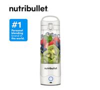 nutribullet Portable Blender in White - Powerful Extractor Blade, 475ml Cup, To-Go Lid, USB-C Charging Cable & User Guide - Delivers 15+ Blending Cycles - Healthy Shakes On The Move