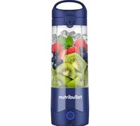 NutriBullet Portable Personal Blender Portable Lightweight Electric Blender Smoothies Mixer Multifunctional Blender 475ml Cups USB-C Charger Navy Blue
