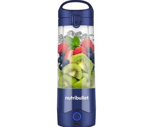 NutriBullet Portable Personal Blender Portable Lightweight Electric Blender Smoothies Mixer Multifunctional Blender 475ml Cups USB-C Charger Navy Blue