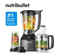 nutribullet Triple Prep System - Jug Blender, Personal Blender & Food Processor All in One - Blends Frozen Fruit, Nuts & Ice - For Smoothies & Juices, Black