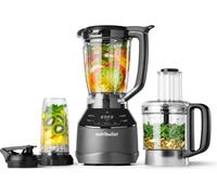 NUTRIBULLET Triple Prep System Blender - Dark Grey, Clear,Silver/Grey