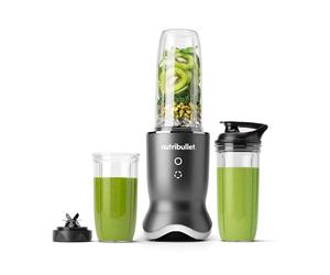 nutribullet Ultra 1200W Personal Blender - Rapid Extractor Blade to Crush Ice & Frozen Fruit - 900ml Cup - Powerful Yet Quiet - Illuminated Interface with 2 Blending Options - Smoothie Maker - Grey