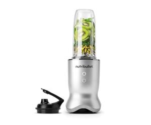 nutribullet Ultra 1200W Personal Blender Silver - With Rapid Extractor Blade, 900ml Cup, To-Go Lid & Guide - Quiet Yet Powerful Single Serve Blender - Illuminated Interface with 2 Blending Options