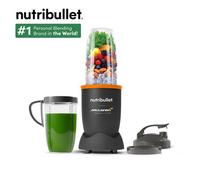 nutribullet Blender 900 Series in Collaboration with McLaren Formula 1 Team - Grey with Papaya Trim - 9 Piece Kit - 24,000RPM Extractor Blends Frozen Fruit, Nut & Ice for Delicious Smoothies & Juices