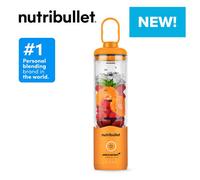 nutribullet Flex Portable Blender in Collaboration with McLaren Formula 1 Team & Mastercard - Papaya Orange - 600ml High Capacity - Compact Travel Blender with Detachable Blades & Battery Indicator