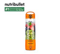 nutribullet Portable Blender in Collaboration with McLaren Formula 1 Team - Papaya - Leak Proof To-Go Lid - Powerful Extractor Blade - USB-C Charging - 15+ Blending Cycles - Juices & Smoothies