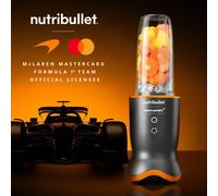 nutribullet x McLaren F1 Team Ultra Blender - Grey with Papaya Trim, 1200W, Rapid Extractor Blade for Ice & Frozen Fruit, Powerful & Quiet