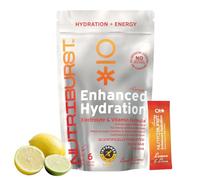 Nutriburst - Energy Electrolytes + 11 Vitamins & Minerals • Energy • Natural Caffeine • Performance - Suitable for Vegans - 6 Pack: Lemon & Lime - Enhanced Hydration