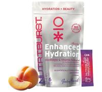 Nutriburst Enhanced Hydration + Beauty Juicy Peach Flavour Sachets 6 Sachets