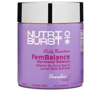 Nutriburst - FemBalance Hormone Balance for Women - Vitamin B6, Lemon Balm + Dong Quai - Regulate Hormones, Support Nervous System + Reduce Tiredness - 60 Gummies 1 Month Supply - Suitable for Vegans