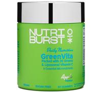 Nutriburst GreenVita - Super Greens Blend Gummies - Fruit + Veg + 100% Fruiting Bodies Mushrooms + 200 Million Live Bacteria Cultures - Boosted with Vitamins - 1 Month Supply - Suitable for Vegans