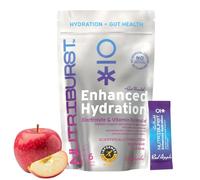 Nutriburst - Gut Health - Electrolytes + 11 Vitamins & Minerals • Digestive Function • Enhanced Hydration - Suitable for Vegans - 6 Pack: Apple