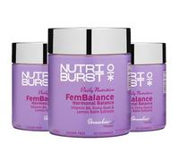 Nutriburst Hormone Balance • B6 & Lemon Balm • 3 Month • Vegan & Sugar Free