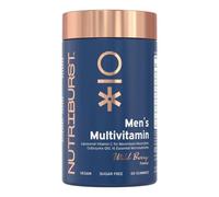 Nutriburst Men’s Multivitamin - Immune System & Mental Performance - Contains 16 Micronutrients; B2, B3, B5, B6, B12, A, C, D - Vegan Sugar Free Supplement - 60 Berry Gummies - 1 Month Supply