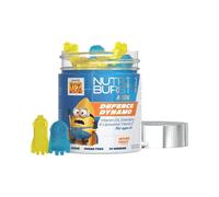 Nutriburst Minions Defence Dynamo Vitamins for Kids - Chewable Vitamins for Immunity & Energy - Vitamin D3, Vitamin C + Black Elderberry Extract - Vegan + Sugar Free - Fruity Flavour - 60 Gummies