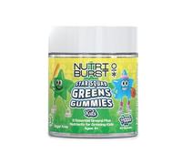 Nutriburst Star Squad Kids Greens Multivitamin 60 Gummies - 1 Month Supply - Green Apple Flavour - 9 Mighty Greens + Nutrients - Sugar Free, Vegan, Gluten Free, No Artificial Colours or Flavours