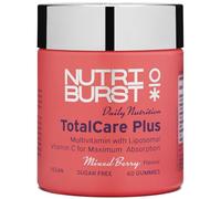 Nutriburst TotalCarePlus - Multivitamin with Vitamin C, D, B12 + Zinc - Immune System Support - Berry Flavour - 60 Gummies 1 Month Supply - Suitable for Vegans