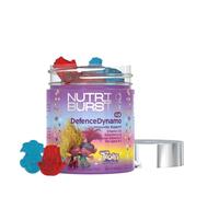 Nutriburst Trolls Kids DefenceDynamo - Immune Support & Energy - Vitamin D3 (25µg), Vitamin C (90mg) + Black Elderberry Extract (50mg) - Vegan + Chewable + Sugar Free - Blueberry Flavour - 60 Gummies