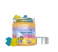 Nutriburst Trolls Kids Mighty Bones - Vitamin D3 + Calcium Chewable Vitamin - Healthy Bone Development - Vitamin D3 (25µg) + Calcium (240mg) - Vegan + Sugar Free - Strawberry Flavour - 60 Gummies