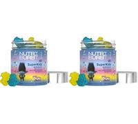 Nutriburst TROLLS SuperKidz - Chewable Multivitamin for Health, Growth & Development - 13 Essential Nutrients: Vitamin A, B12 C, D3, E, Iron, Omega-3 - Vegan + Sugar Free - Orange Flavour - 60 Gummies