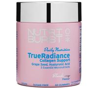 Nutriburst - TrueRadiance Collagen Support Gummies for Healthy Hair, Skin & Nails - Biotin (100µg), Hyaluronic Acid (50mg), Vitamin A (400µg) + Vitamin C (80mg) - 60 Gummies 1 Month Supply