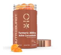 Nutriburst Turmeric 3000mg Active Curcuminoids - Ginger Flavour in Brown Nutriburst Brown