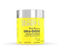 Nutriburst Vitamin D3 1000IU Vegan Sugar Free 60 Gummies [ICONS]