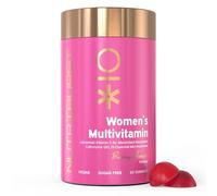 Nutriburst Women’s Multivitamin - Hormone Regulation & Support Collagen Formation - Contains 15 Micronutrients; B5, B6, B12, C, D - Vegan, Sugar Free Supplement - 60 Berry Gummies - 1 Month Supply