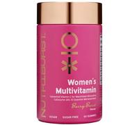 Nutriburst Women’s Multivitamin - Hormone Regulation & Support Collagen Formation - Contains 15 Micronutrients; B5, B6, B12, C, D - Vegan, Sugar Free Supplement - 60 Berry Gummies - 1 Month Supply