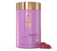 Nutriburst - ZenFlow - Female Focused Formula - Vitamin B6, Lemon Balm + Dong Quai - Regulate Hormones, Support Nervous System + Reduce Tiredness - 60 Gummies 1 Month Supply - Suitable for Vegans