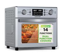 NutriChef Air Fryer Oven with Rotisserie, 26L Large Airfryer Electric Ovens, ...