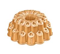 Nutrichef Cake Tin - Non Stick 25cm Fluted Ring Cake Mould for Baking, Marquise Pan for Ring Cakes, Easy Release, Dishwasher Safe, Aluminum with Dual-Layer Nonstick Coating