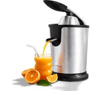 NutriChef Electric Citrus Juicer Stainless Steel Orange Juicer 160W Pulp Filter
