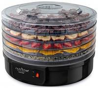 Nutrichef Electric Countertop Food Dehydrator Machine | Professional Multi-Tier Food Preserver | Dehydrate Fish, Beef Jerky, Meats, Mushrooms, Fruits & Vegetables | 5 Easy to Clean Stackable Tray