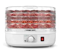 Nutrichef Food Dehydrator Machine | Dehydrates Beef Jerky, Meat, Food, Fruit, Vegetables & Dog Treats | Great For At Home Use | High-Heat Circulation for Even Dehydration | 5 Easy to Clean Trays