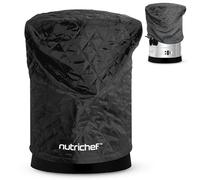 NutriChef Quilted Cover for Water Boiler & Hot Water Dispenser, High-Quality Diamond Cotton, Machine Washable, Protects Hot Water Heater Electric and Drink Dispensers for Parties, 14.1” x 20”