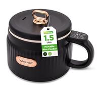 NutriChef Rice Cooker 1.5L with Ceramic NonStick Pot & Digital Controls