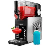 NutriChef Slush Machine 2L No Ice Frozen Drink Maker - Slushie Maker for Cocktails Milkshakes Frappe Ready in as Little as 15 Minutes Preset Modes Quiet Easy Clean