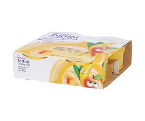 Nutricia Fortini Multi Fibre Creamy Fruit Fruits Yellow 4x100g