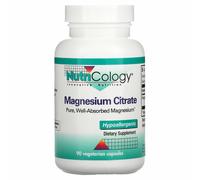 Nutricology, Magnesium Citrate, 90 Vegetarian Capsules