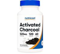 Nutricost Activated Charcoal 120 Capsules - High Quality Activated Charcoal Powder, Non-GMO, Gluten Free