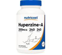 Nutricost Huperzine A Capsules 200 mcg, 240 Capsules - Non-GMO, Vegetarian Friendly