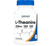 Nutricost L-Theanine 200mg, 120 Capsules - Non-GMO, Gluten Free