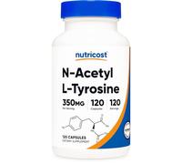 Nutricost N-Acetyl L-Tyrosine (NALT) 350mg, 120 Capsules - Gluten Free, Non-GMO