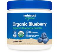 Nutricost Organic Blueberry Powder 8oz (227 Grams) - Pure, Gluten Free, Non-GMO, from Whole Freeze-Dried Organic Blueberries